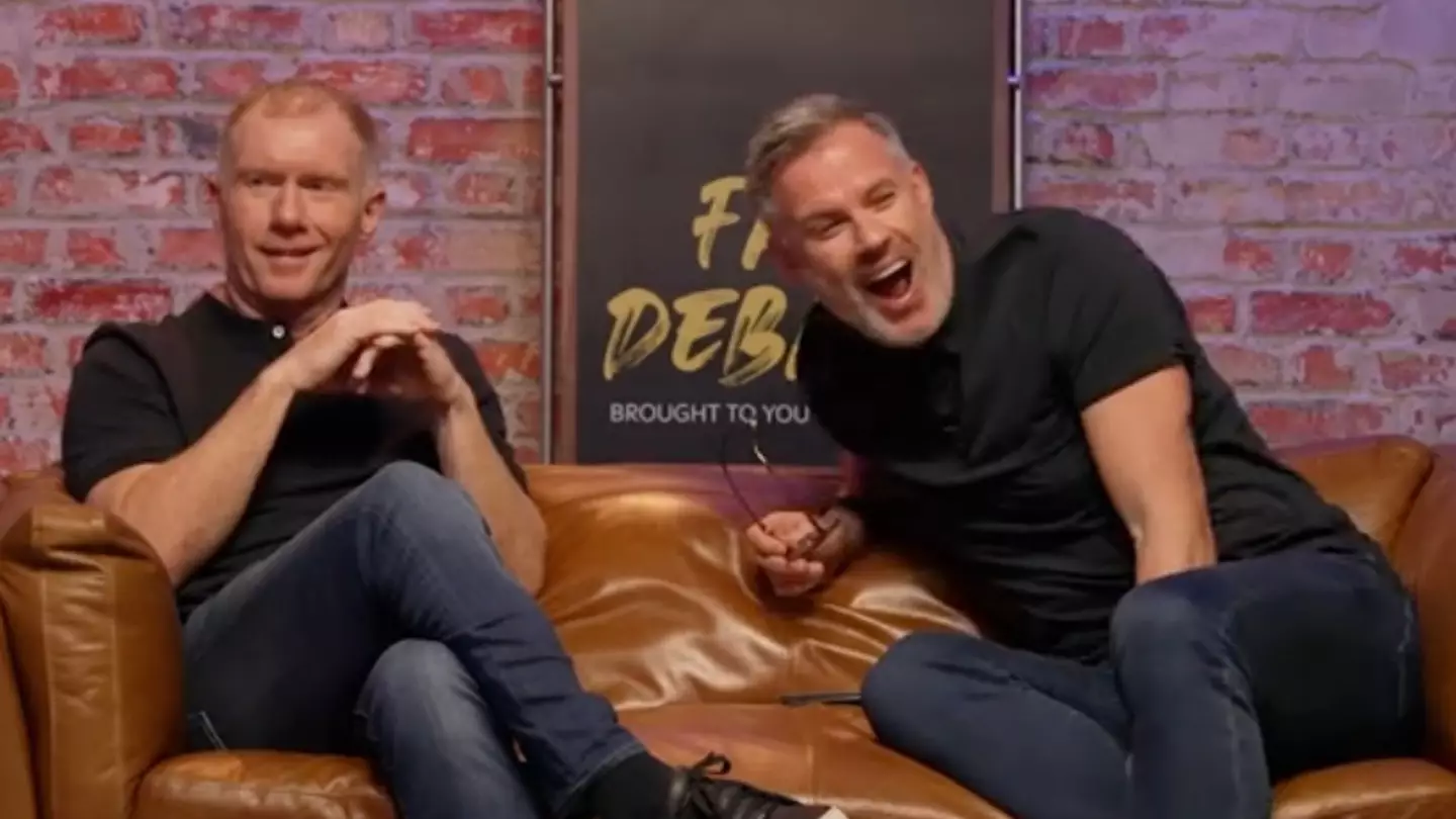 Paul Scholes' brilliant response to Jamie Carragher saying he only won 'six or seven' Premier League trophies quickly goes viral
