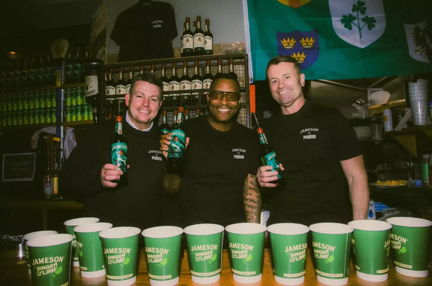 EFL partners Jameson and Puma have teamed up to create a special edition bottle. Image: Jameson X Puma