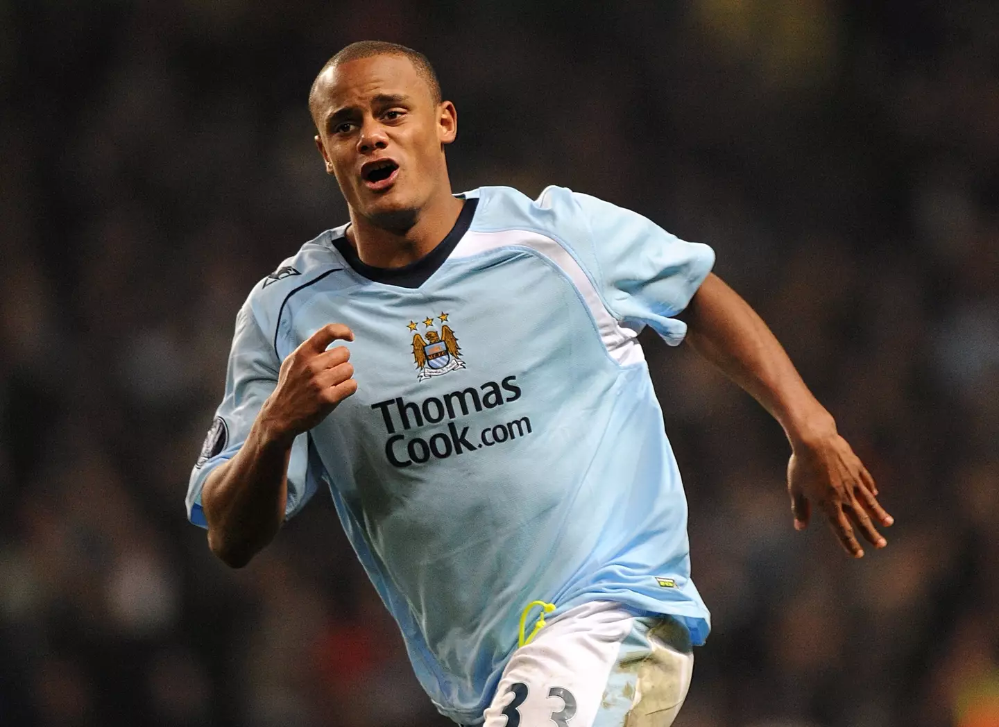 Vincent Kompany was a midfielder when the two sides first met. Image: PA Images