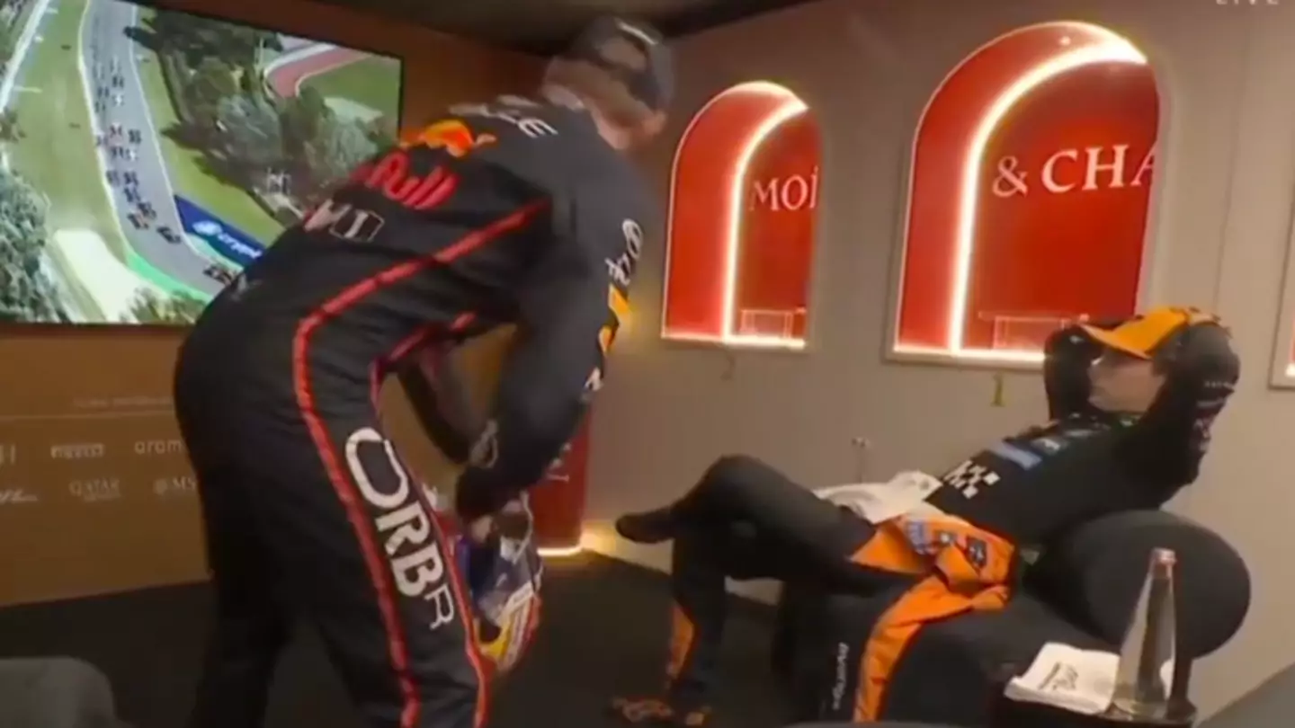 Oscar Piastri's cooldown room reaction to Max Verstappen's stunning overtake speaks volumes