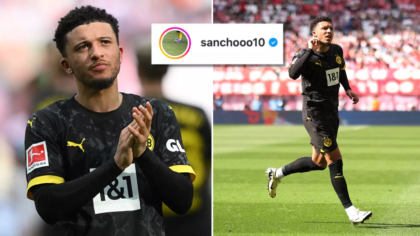 Only two Man Utd players congratulated Jadon Sancho for breaking Bundesliga record