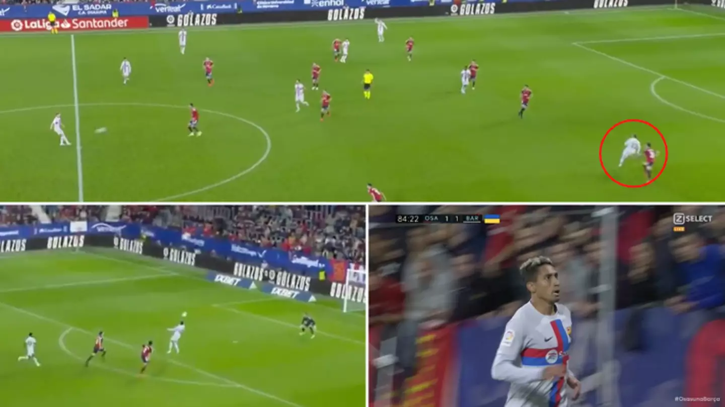 Frenkie de Jong and Raphinha combine to score outrageous winner for Barcelona