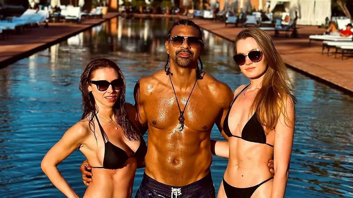 David Haye speaks out on his 'throuple' relationship with two women