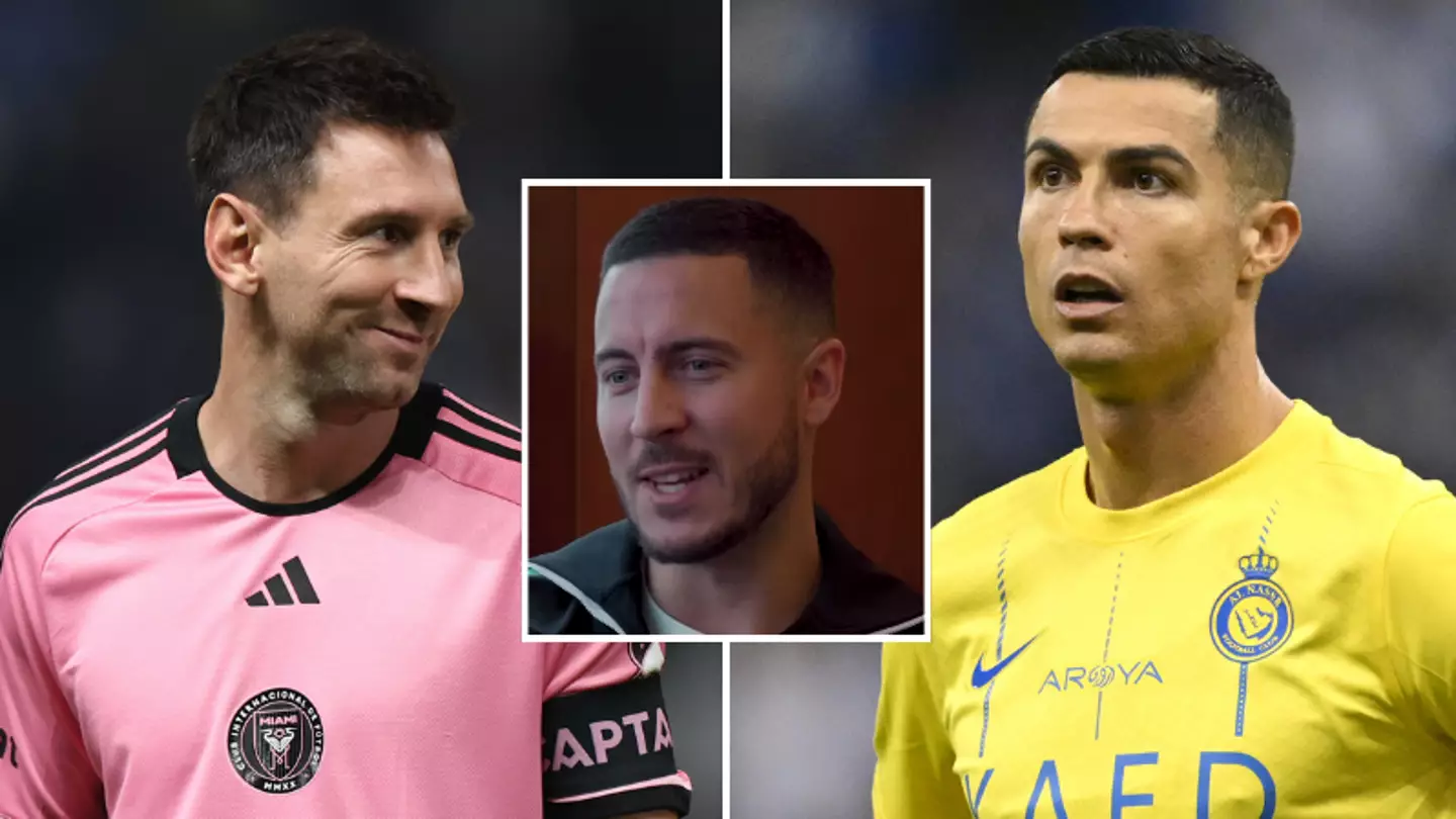 Eden Hazard settles Cristiano Ronaldo vs Lionel Messi GOAT debate with controversial answer