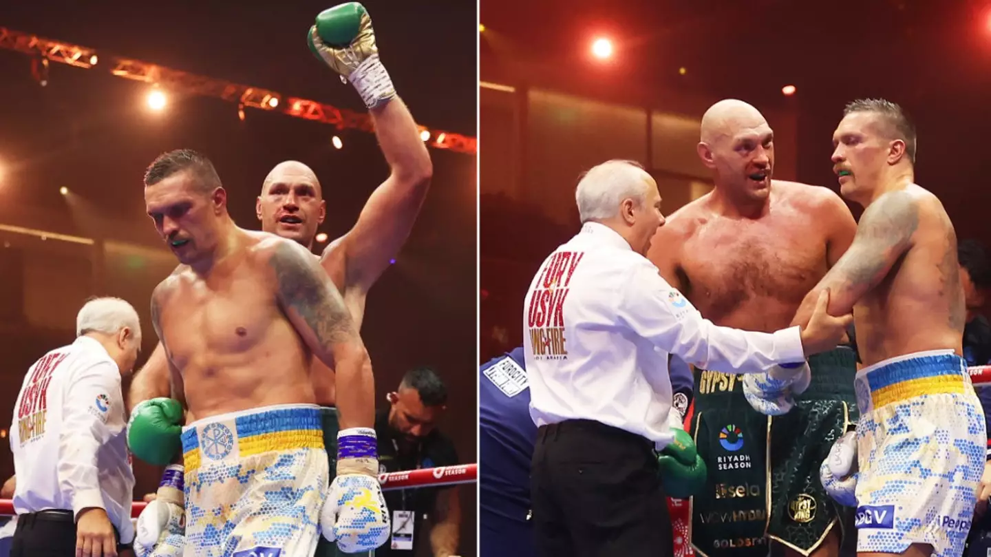 Fans believe referee made huge mistake during Oleksandr Usyk vs Tyson Fury