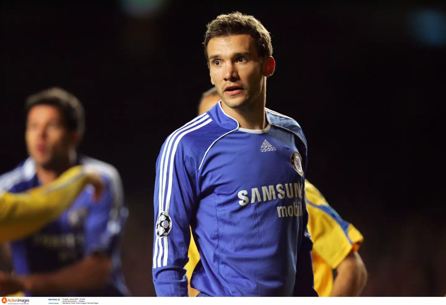 Shevchenko is part of a pair of Chelsea striker flops next to each other on the list. Image: PA Images