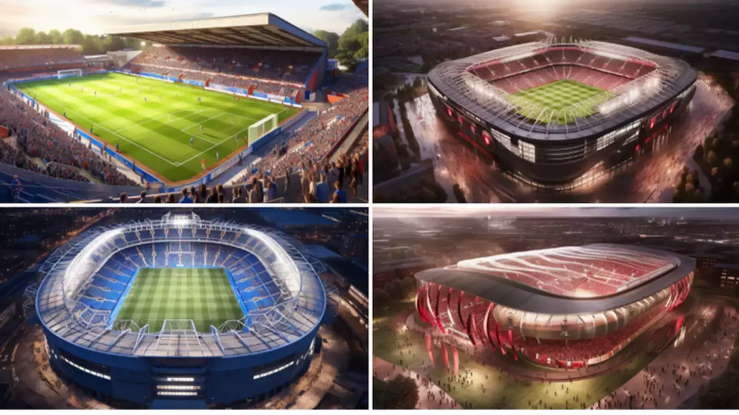 AI creates what each Premier League stadium will look like in 100 years and the results are insane