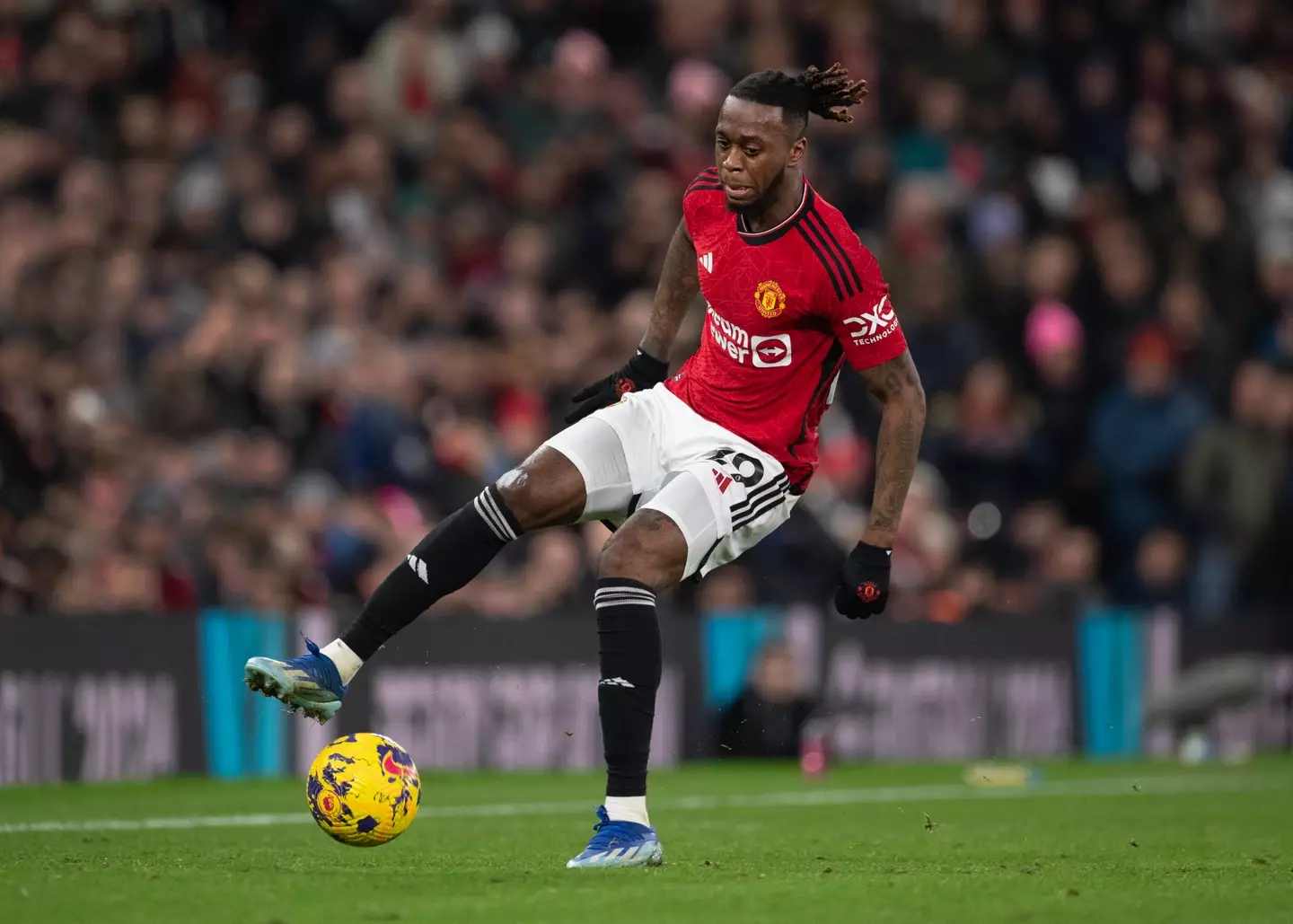 Wan-Bissaka has been an important part of United's defence this season. (Image