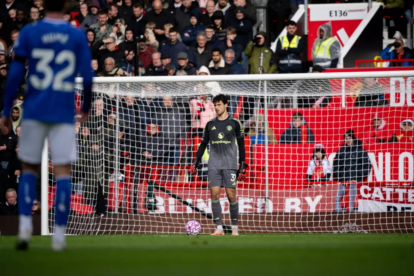 Lammens impressed on his United debut. Image credit: Getty