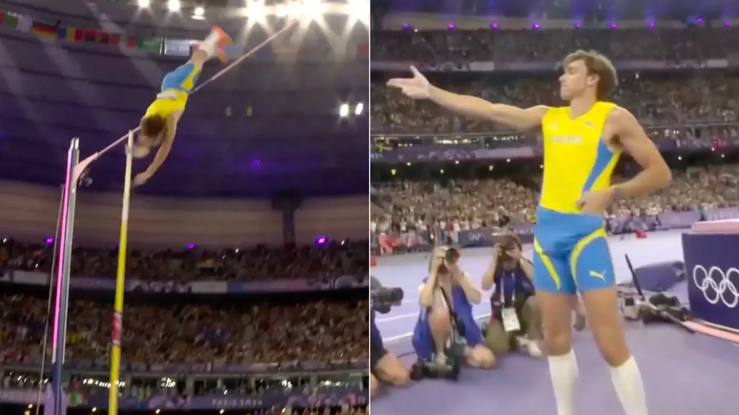 Olympic pole vaulter sends whole stadium wild by setting insane world record that may never be beaten