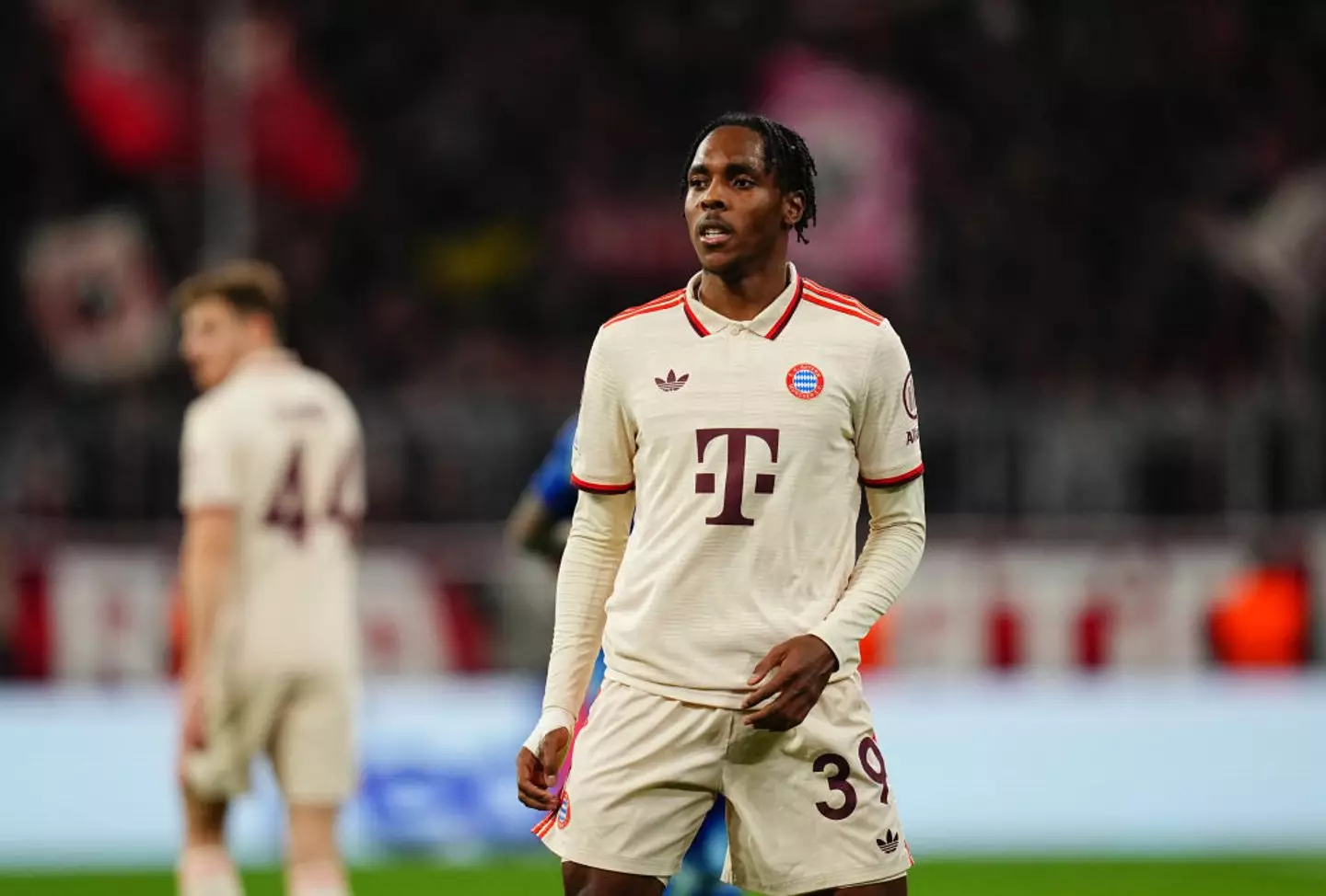 Bayern Munich forward Mathys Tel pictured (Image: Getty)