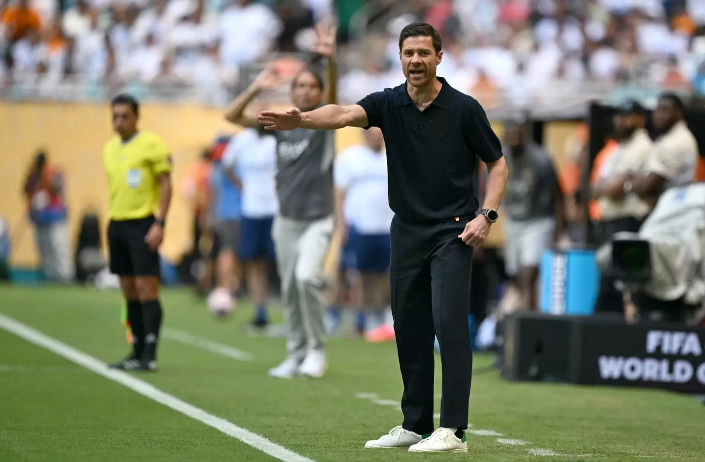 Xabi Alonso took charge of Real Madrid for the first time. Image: Getty