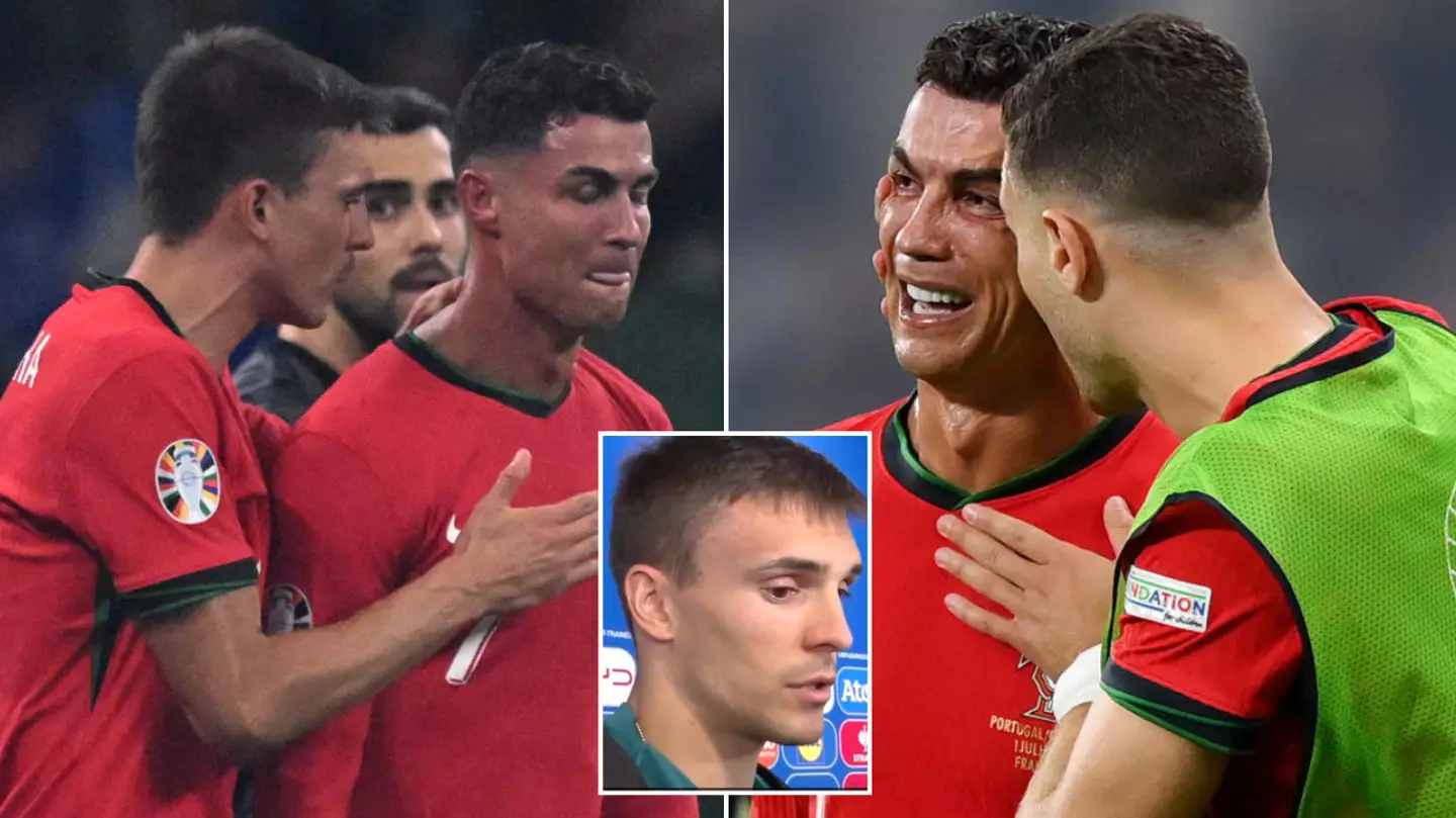 Joao Palhinha reveals what he told Cristiano Ronaldo after seeing him break down in tears for Portugal