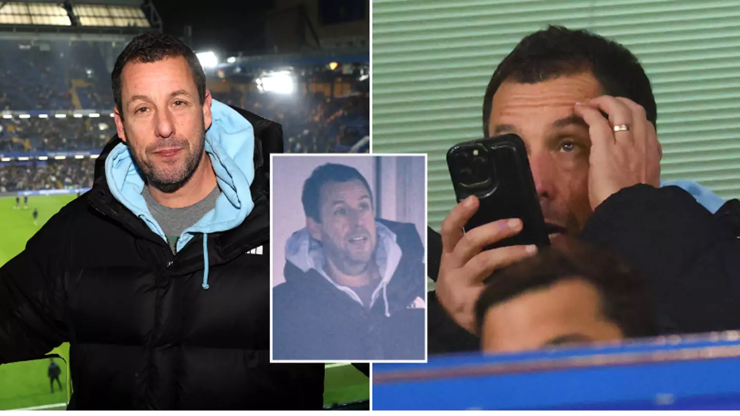 Adam Sandler was told to 'shut up' during Chelsea game 