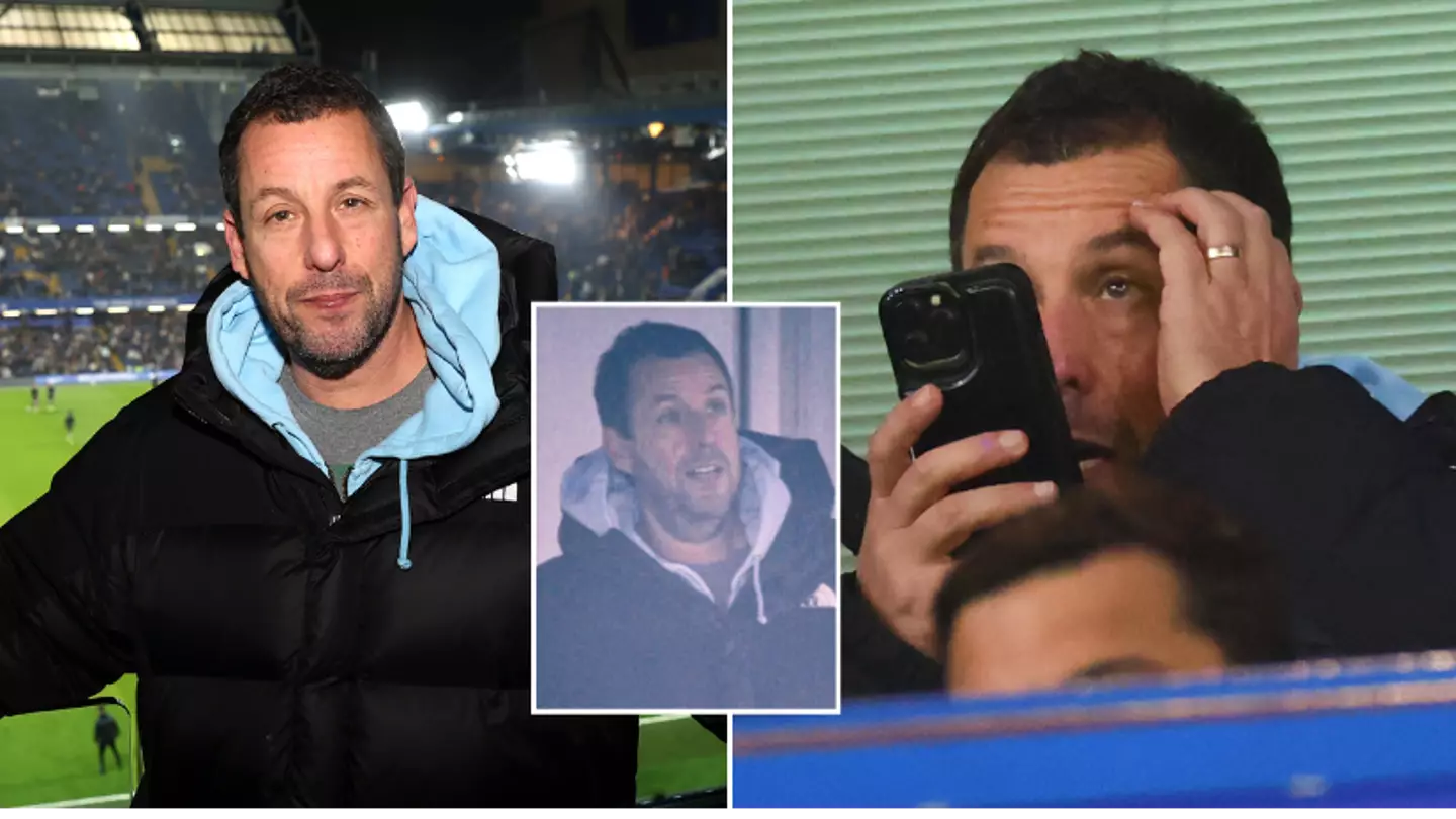 Adam Sandler was told to 'shut up' during Chelsea game