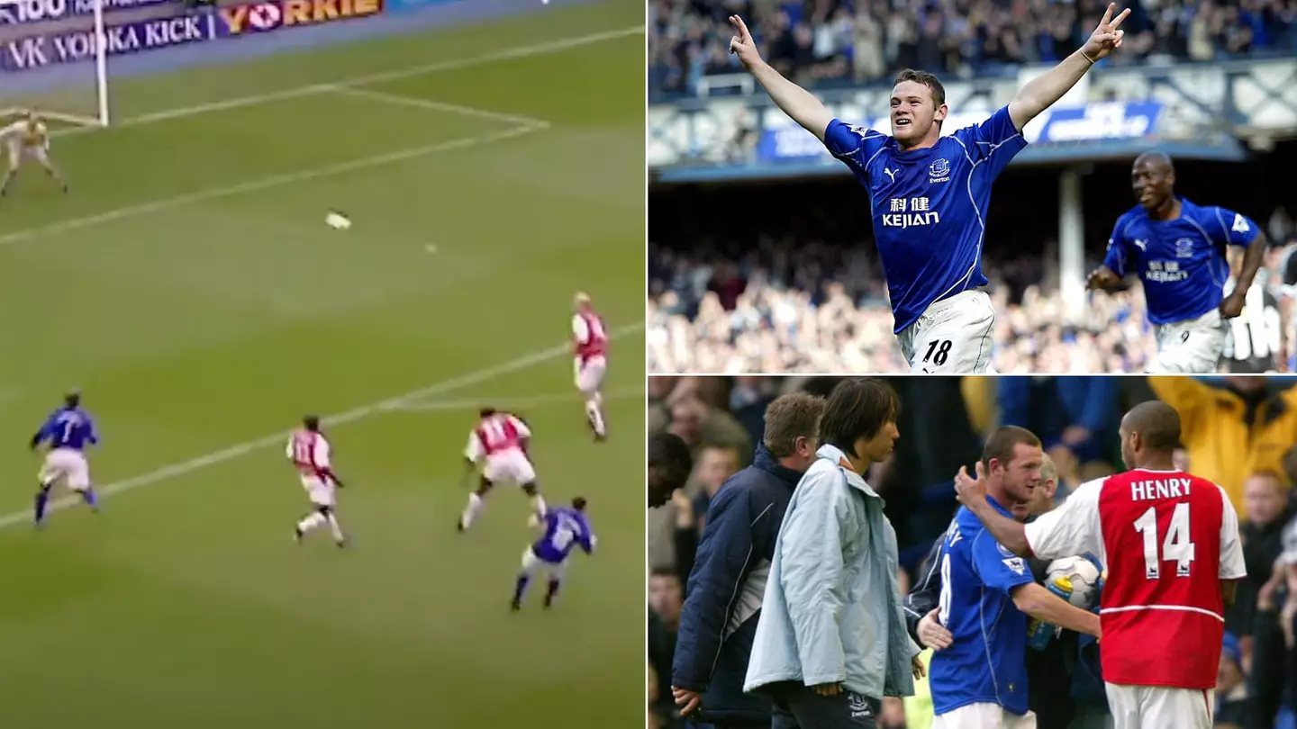 "Remember the name" - 20 years ago today Wayne Rooney exploded onto the scene with his goal vs Arsenal