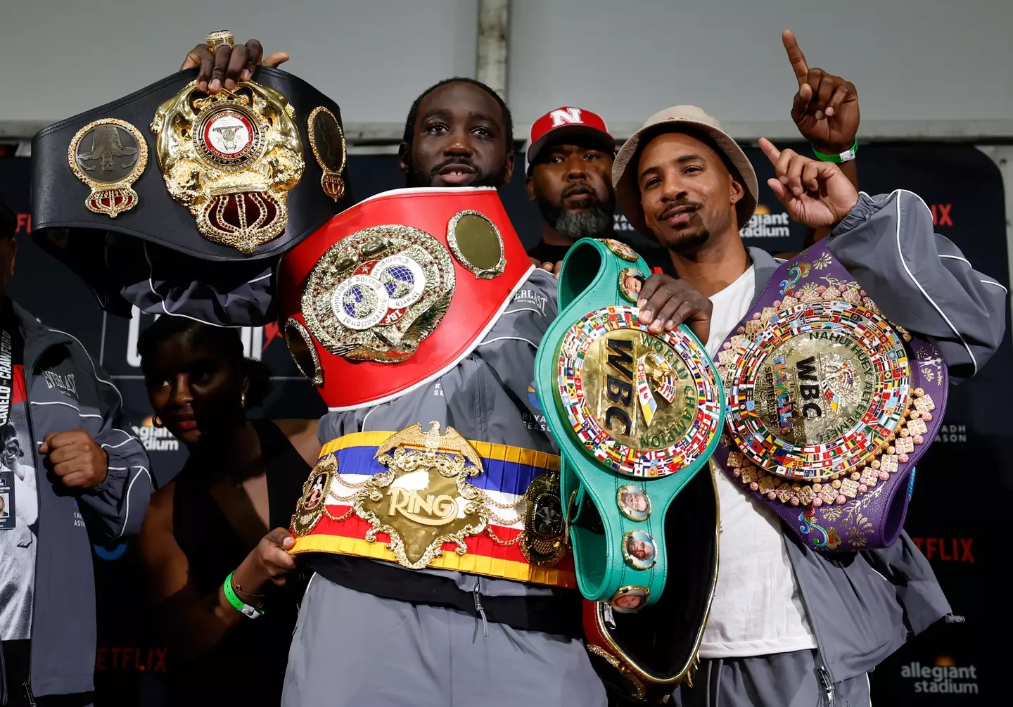 Terence Crawford had won the WBC title after beating Canelo Alvarez. Image: Getty