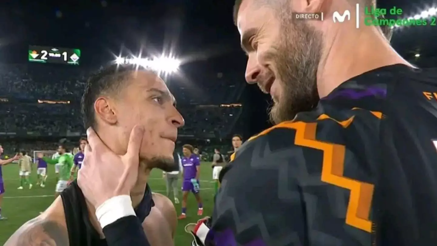 David de Gea makes astonishing claim about Antony after he's beaten by wonder goal from ex-Man Utd teammate