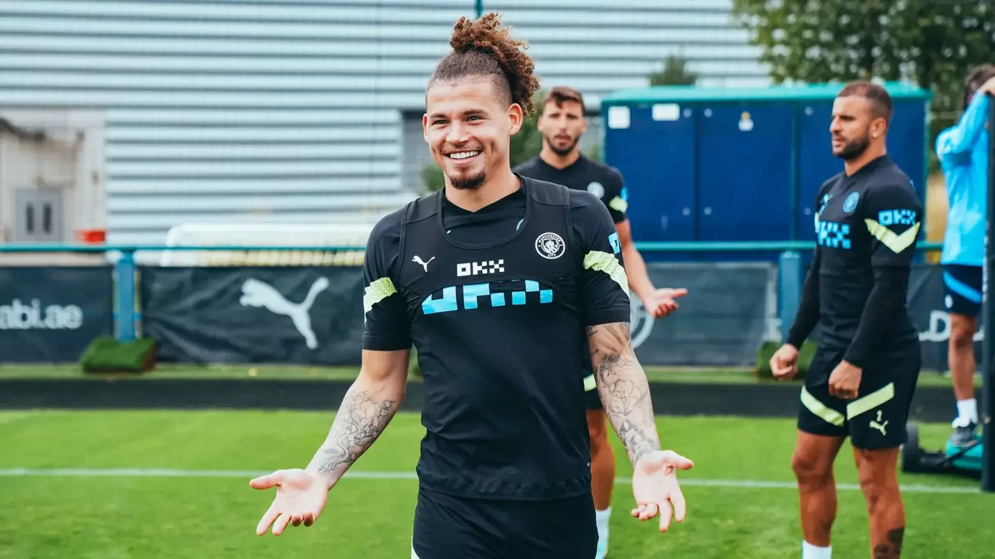 Kalvin Phillips Manchester City Training (Image: Manchester City/ManCity.com)