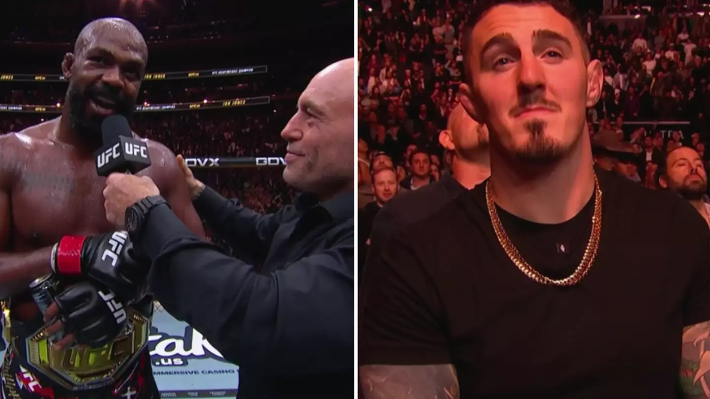 Jon Jones' response to question about who he'll fight next sends crowd wild after win over Stipe Miocic at UFC 309