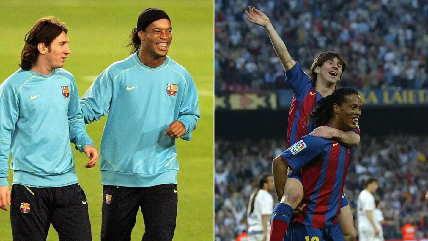 Ronaldinho sends touching message to Lionel Messi in a letter to his younger self