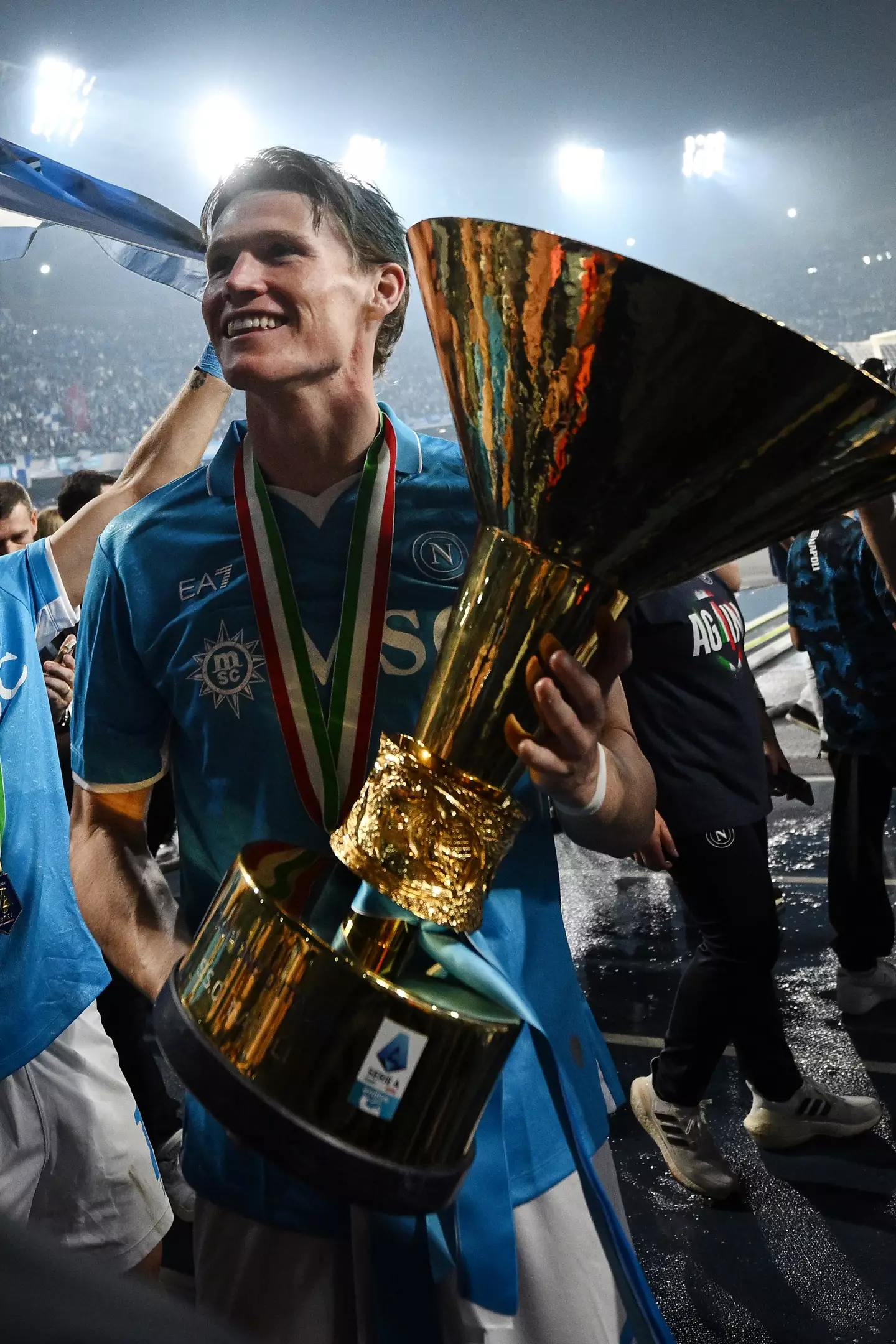 Scott McTominay fired Napoli to the Serie A title in his first season. Image: Getty