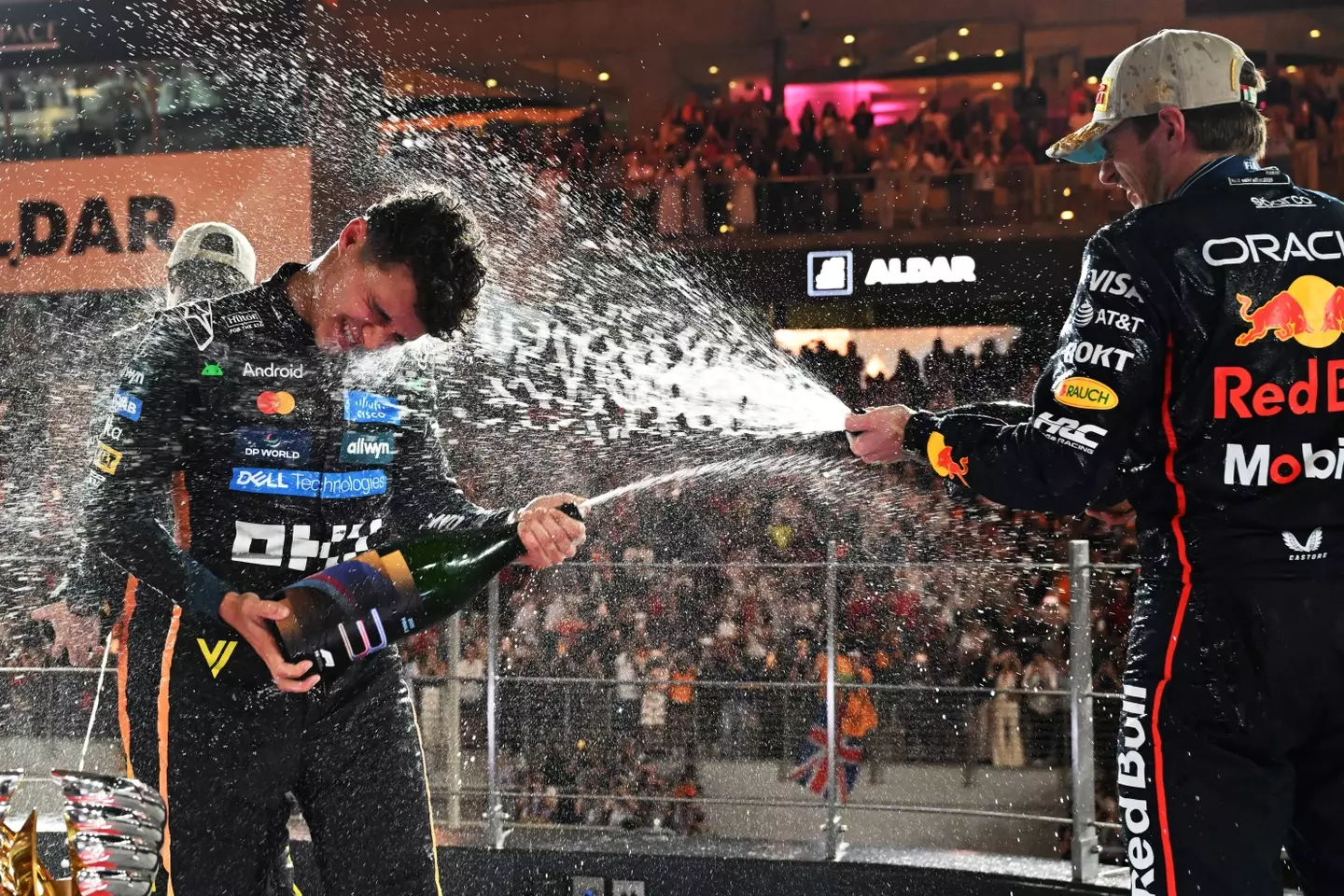 Lando Norris won the F1 world title in Abu Dhabi. Image: Getty