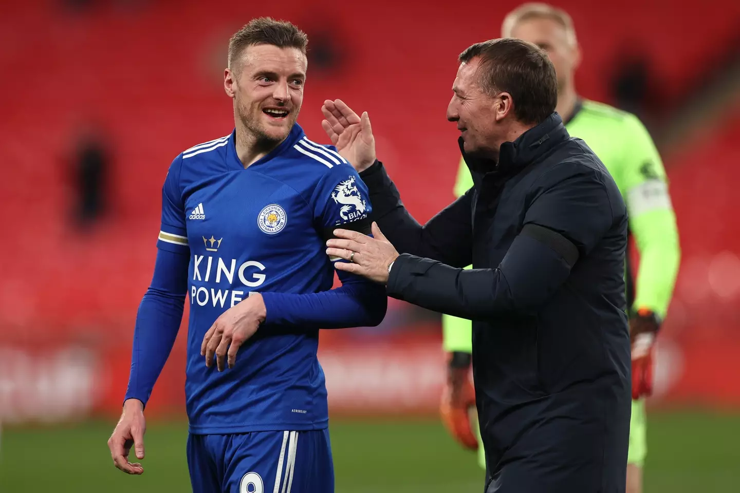 Vardy and Rodgers won the FA Cup and Community Shield together / Photo by Eddie Keogh - The FA/The FA via Getty Images