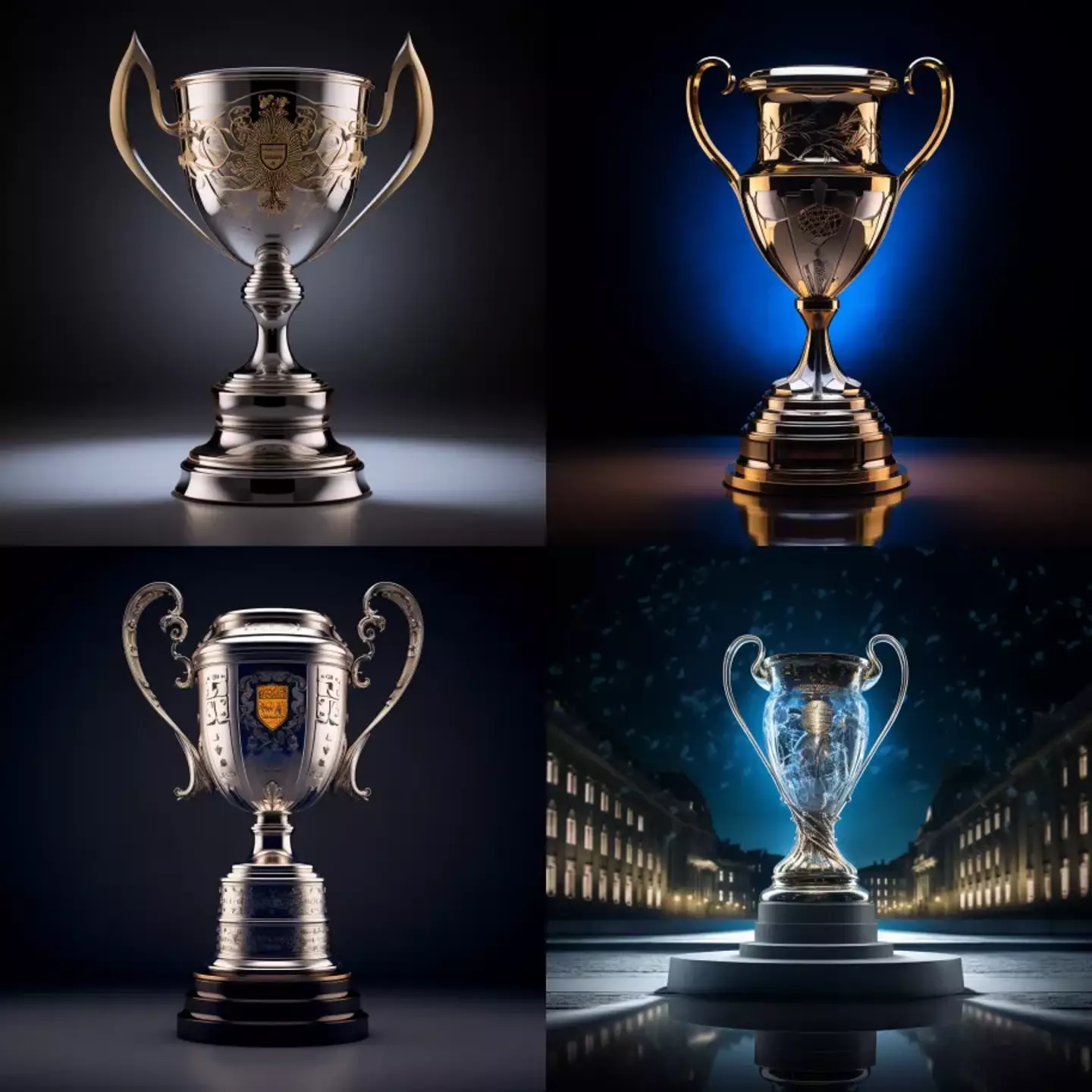 How the EURO Championship cup could look in 50 years time.