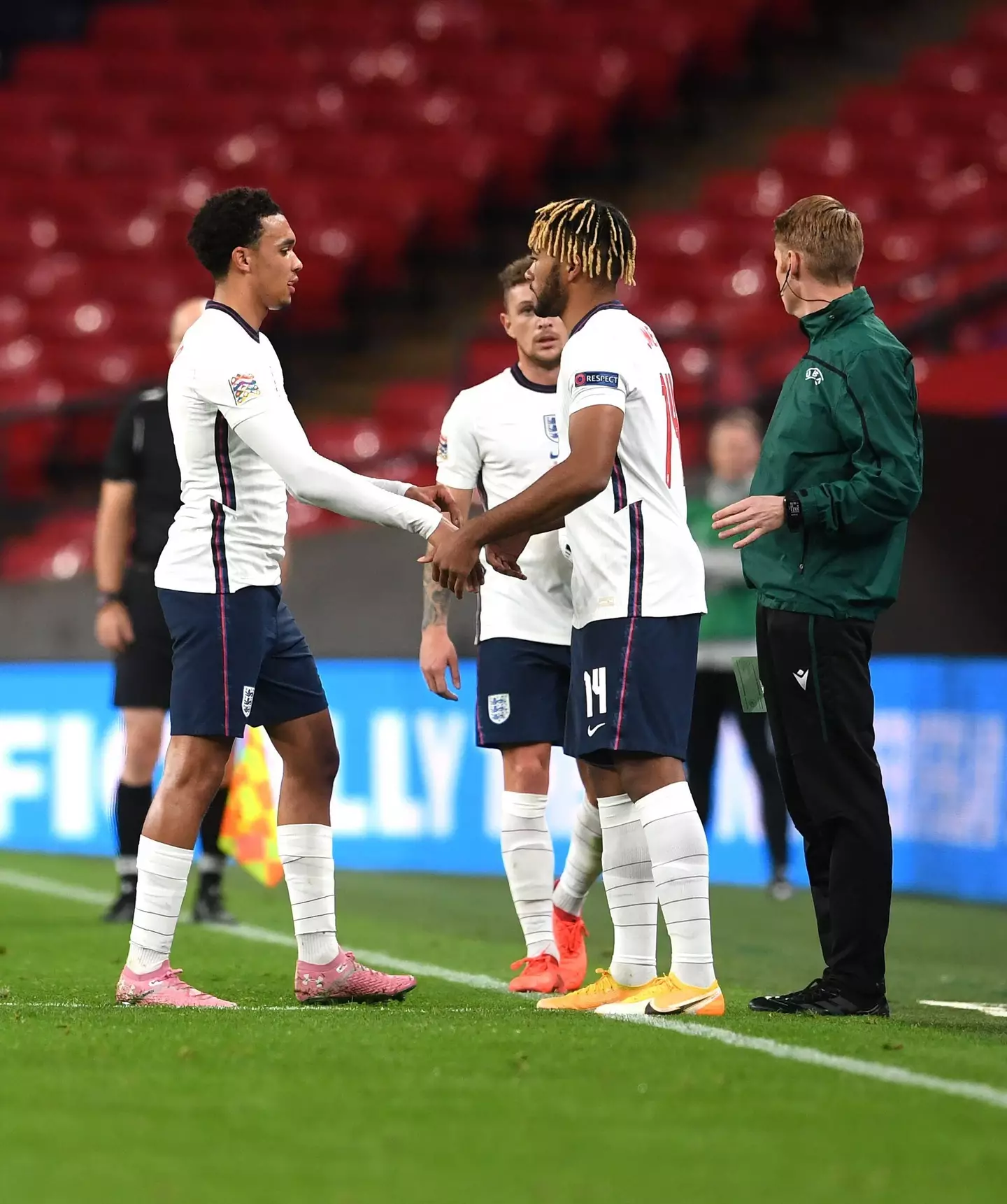 England's Trent Alexander-Arnold substituted for Reece James during the UEFA Nations League Group 2. (Alamy)