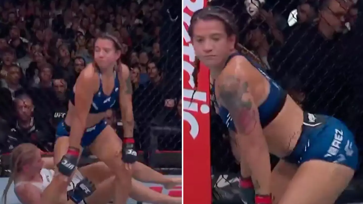 OnlyFans model 'twerks' in the face of opponent after brutal submission win at UFC Paris