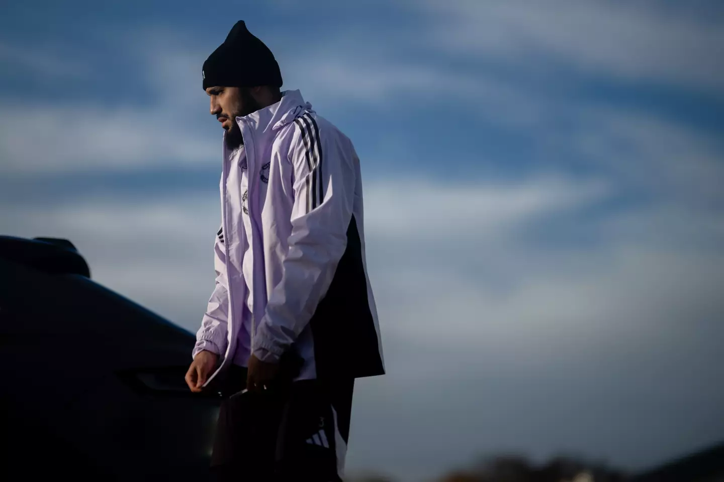 Mazraoui trained with United ahead of their clash against Bournemouth. Image credit: Getty