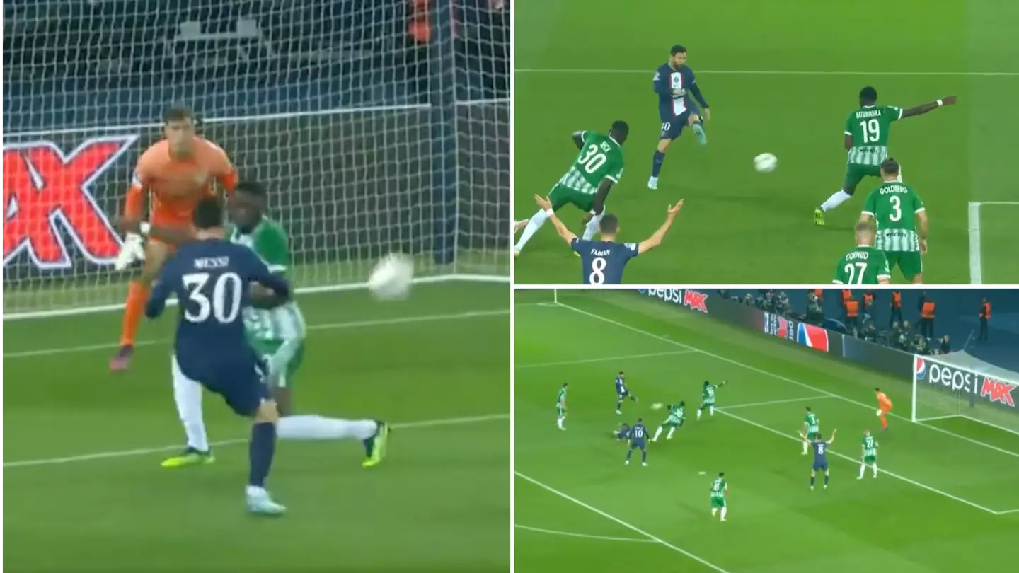 Lionel Messi scores wonderful outside-of-the-boot goal vs Maccabi Haifa, he makes it look so easy