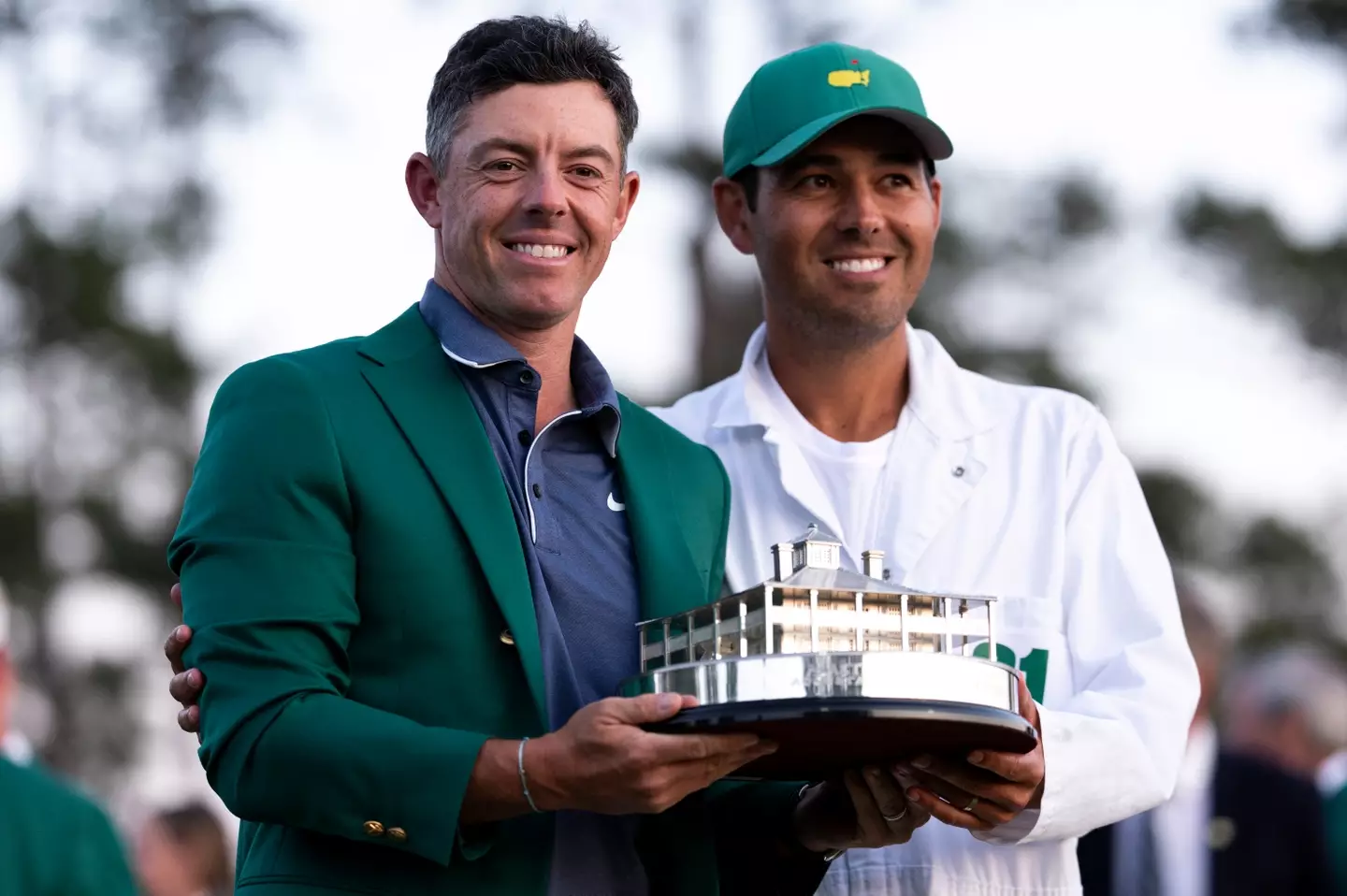 Rory McIlroy and Harry Diamond after the Masters- Getty