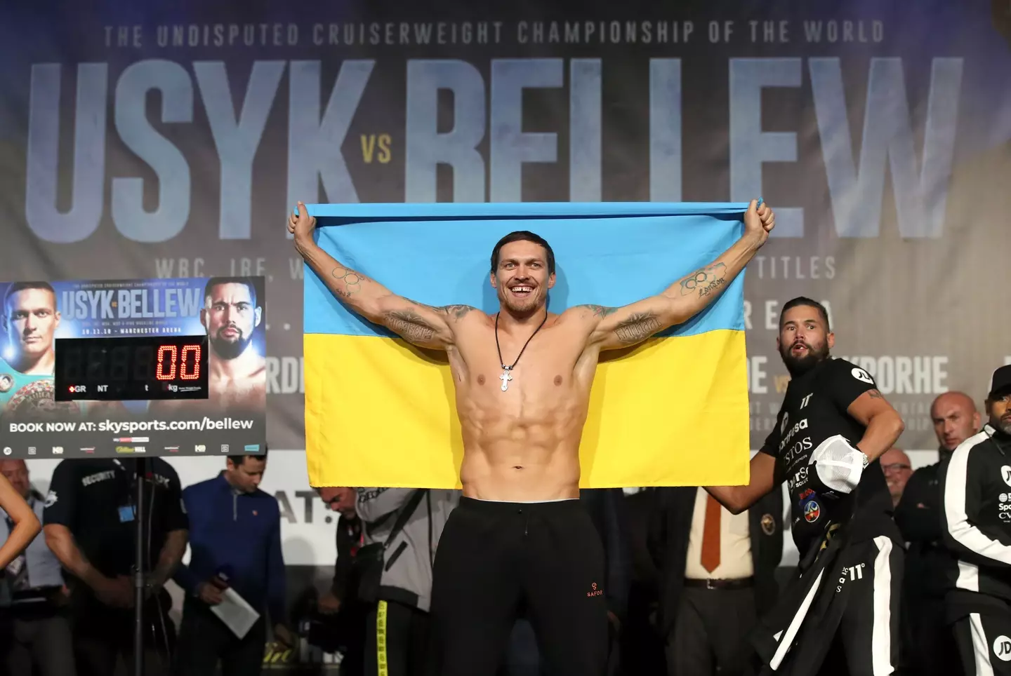 Usyk ahead of his fight against Bellew. Image: PA Images