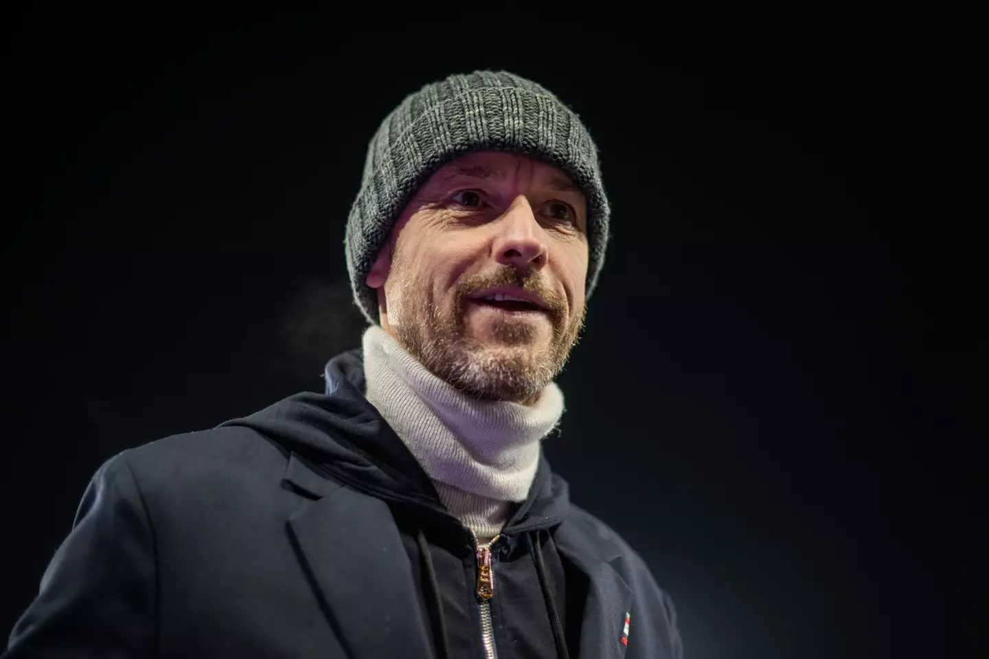 Ten Hag at Selhurst Park. (Image