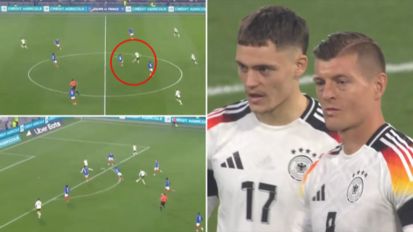 Toni Kroos gets assist straight from kick-off in his Germany return against France