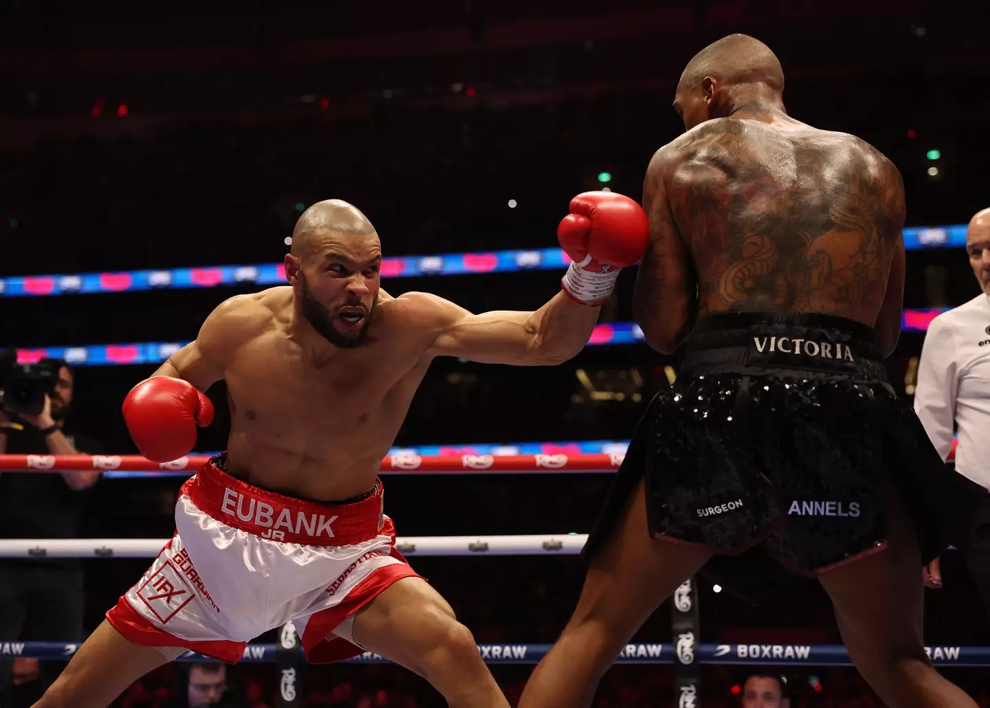 Chris Eubank Jr got the better of Conor Benn on Saturday night. Image: Getty