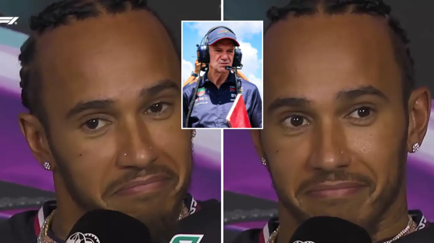 F1 fans are convinced Lewis Hamilton has 'confirmed' Adrian Newey's next move ahead of Red Bull exit