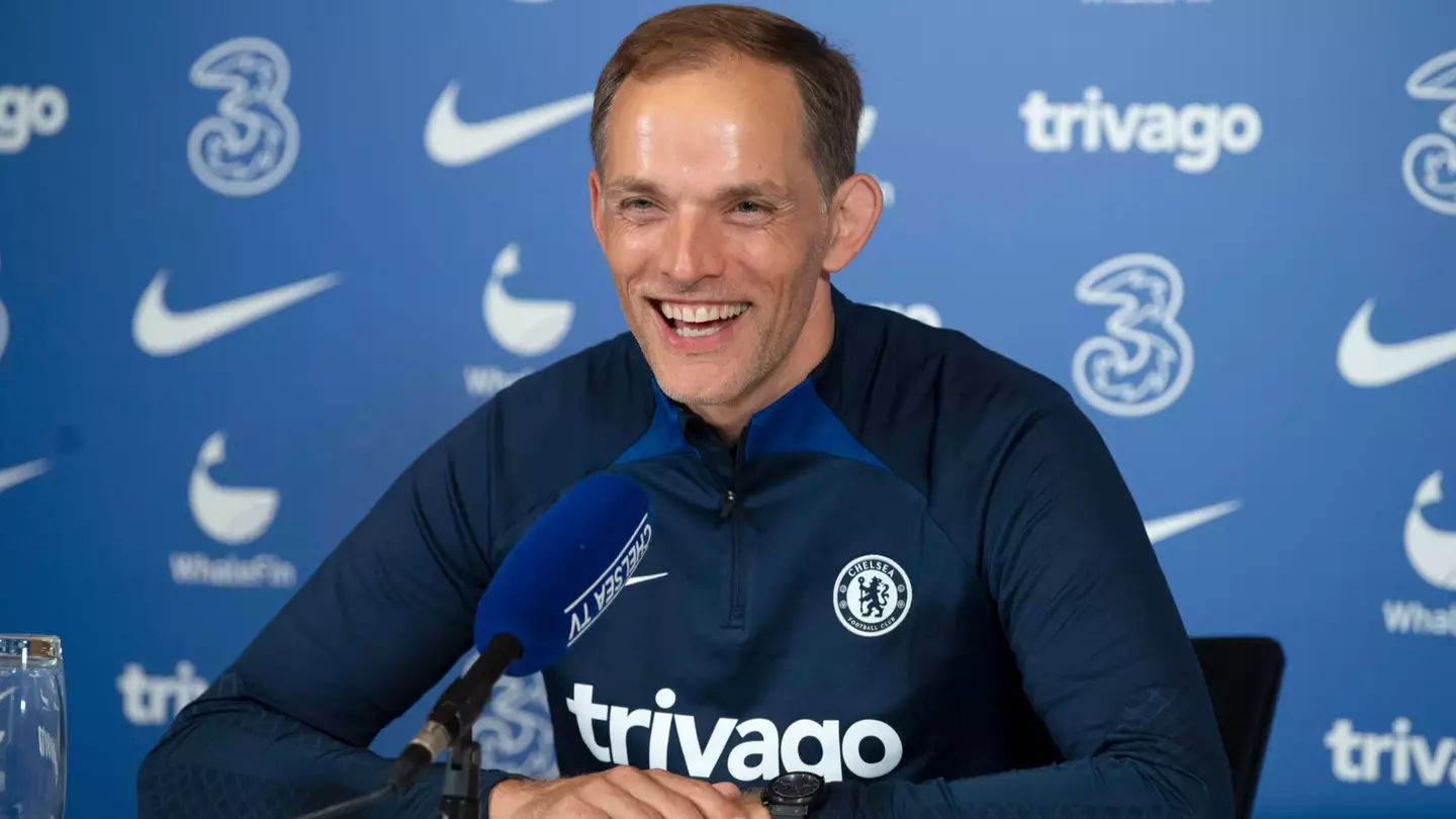 Thomas Tuchel speaking to the press ahead of Chelsea's Premier League opener. (Chelsea FC)