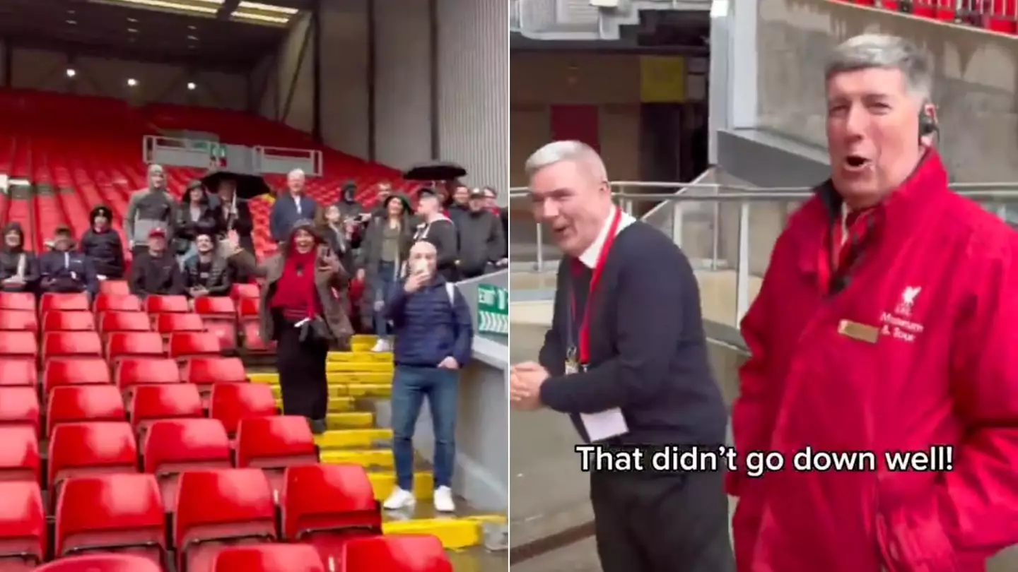 Gary Neville once trolled Liverpool fans who were on the Anfield tour and even mentioned Jamie Carragher