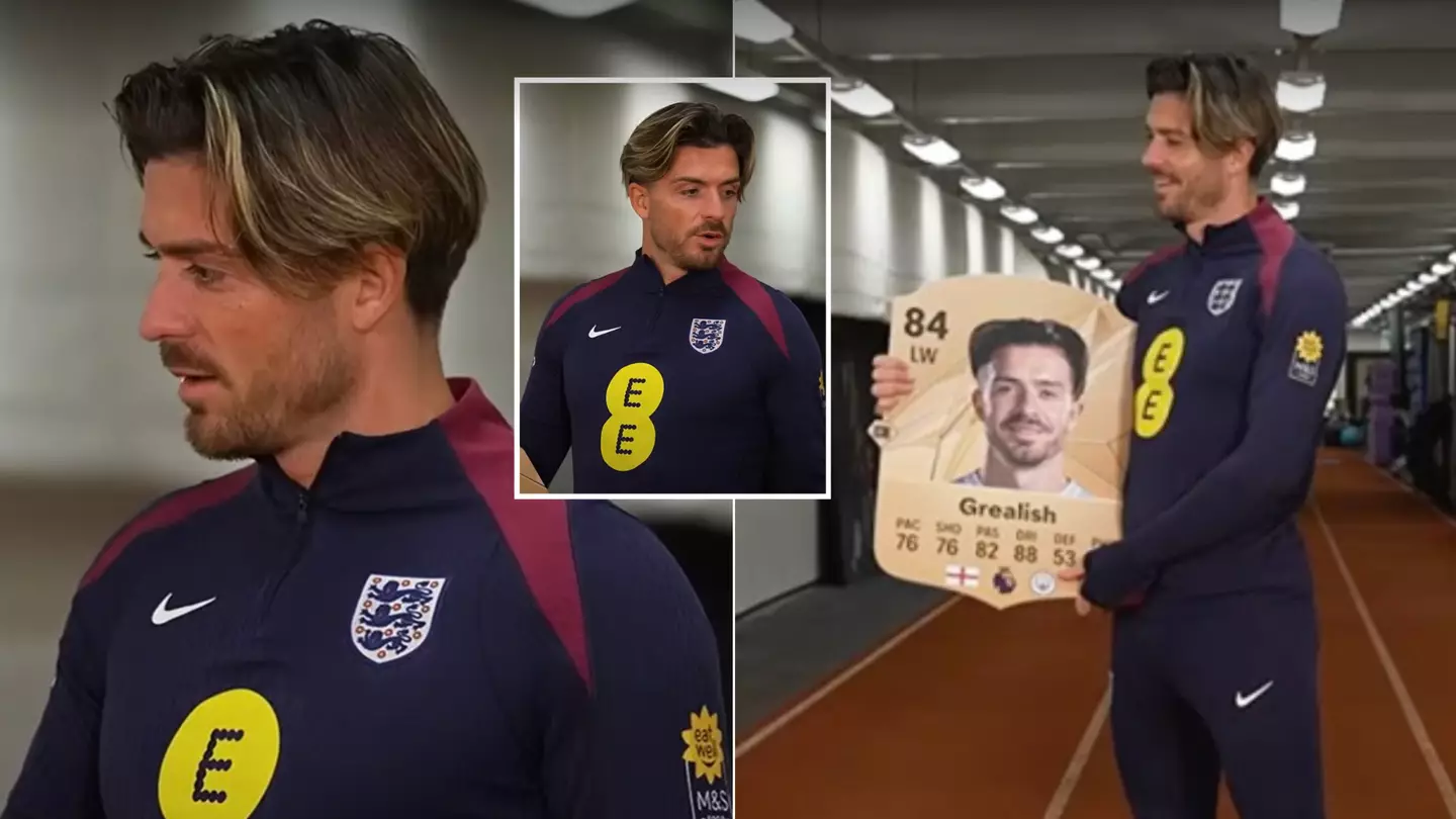Jack Grealish was left stunned after seeing his England team-mate's EAFC 25 rating, he couldn't believe it
