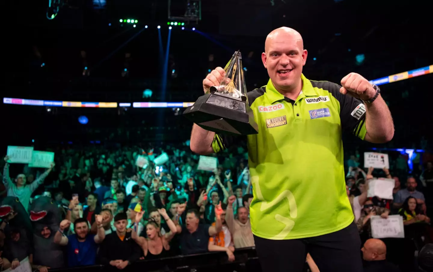 Michael van Gerwen is the most successful player in the history of the Premier League (Image: Getty)