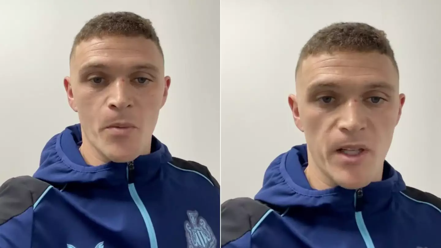 Fans all notice why Kieran Trippier is talking differently during recent interview