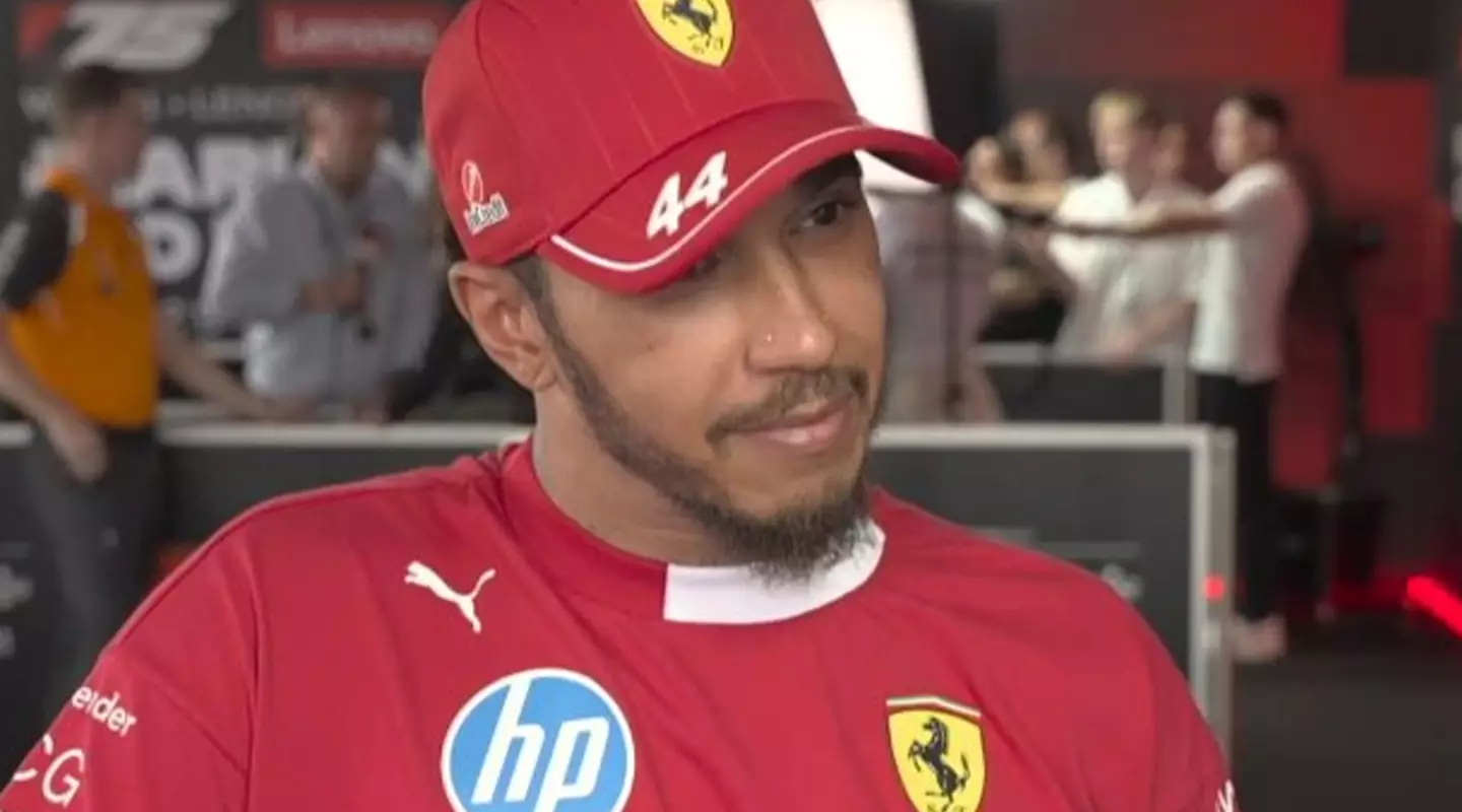 Lewis Hamilton was disappointed after another poor race for Ferrari (Sky Sports F1)
