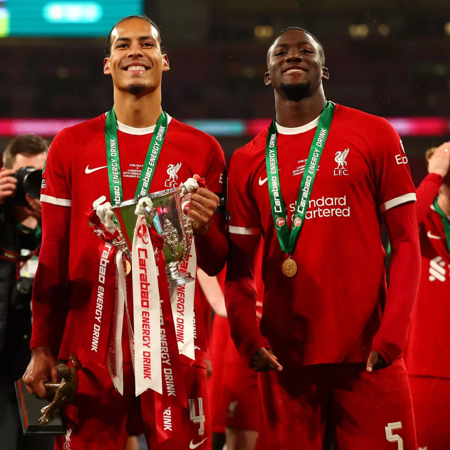 Van Dijk and Konate- Getty