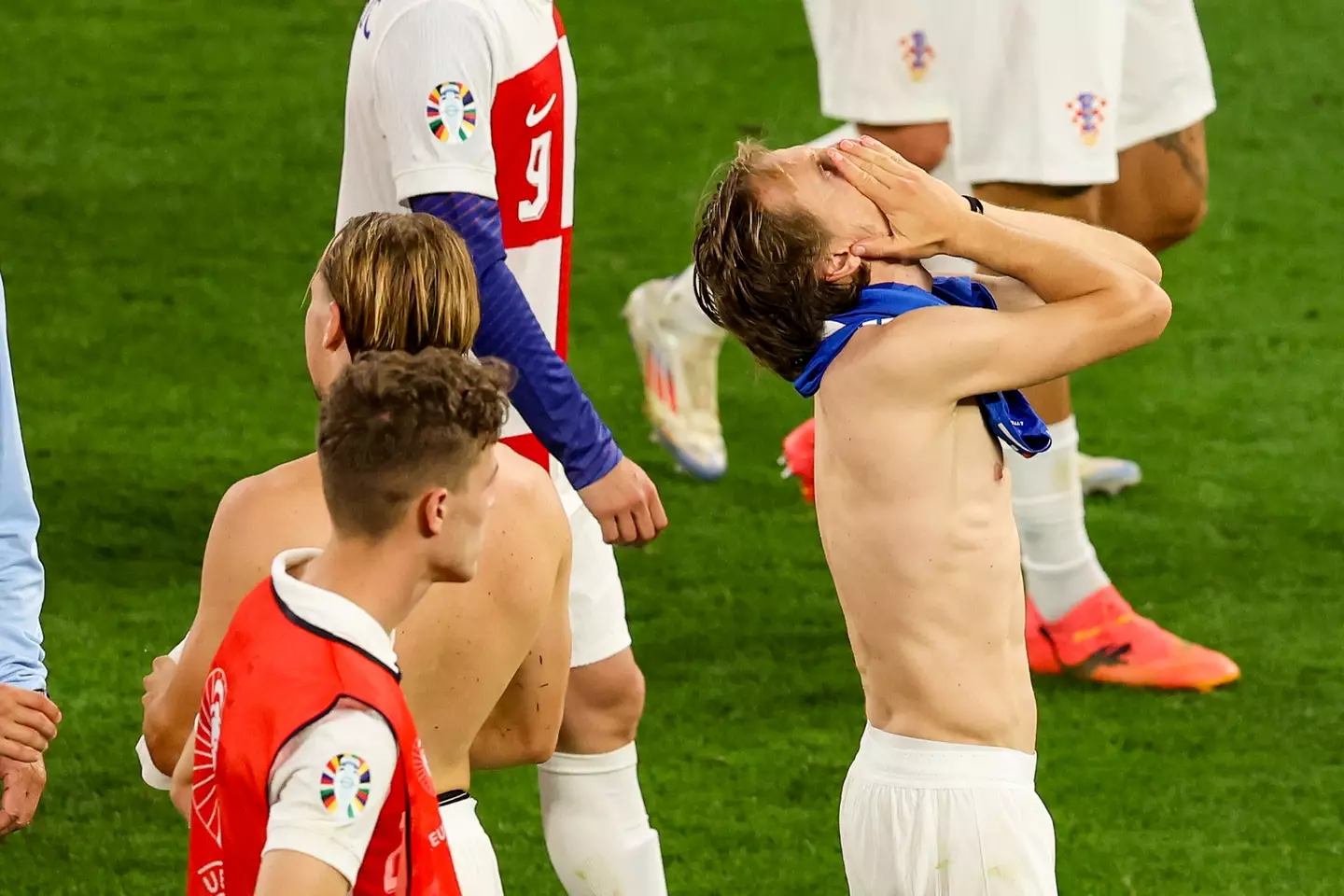Luka Modric cut a dejected figure at full-time (Getty)