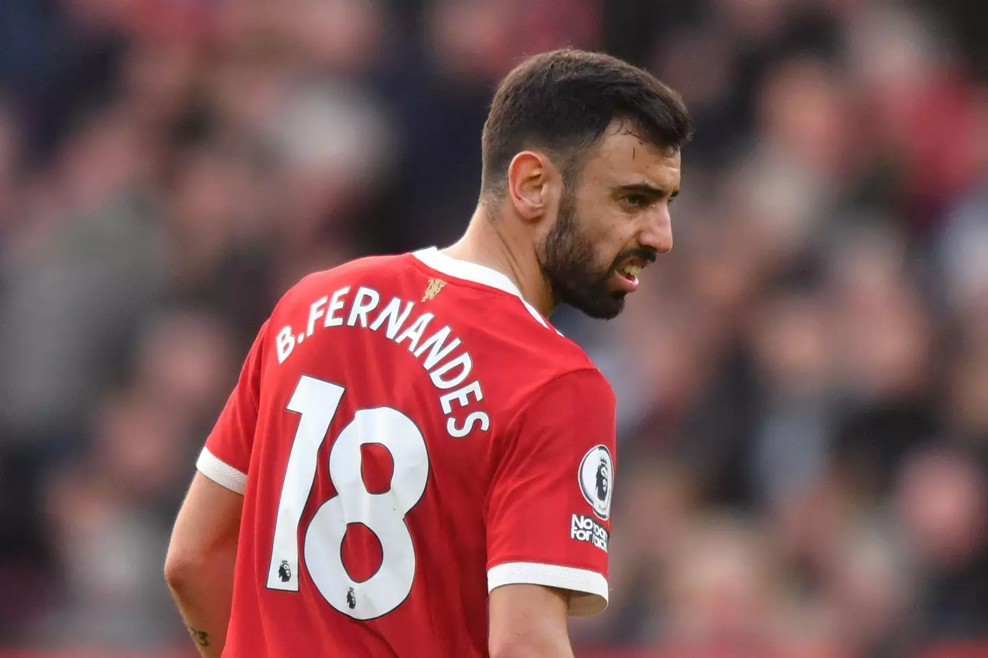 Bruno Fernandes currently occupies the No.18 shirt at Manchester United. (Alamy)