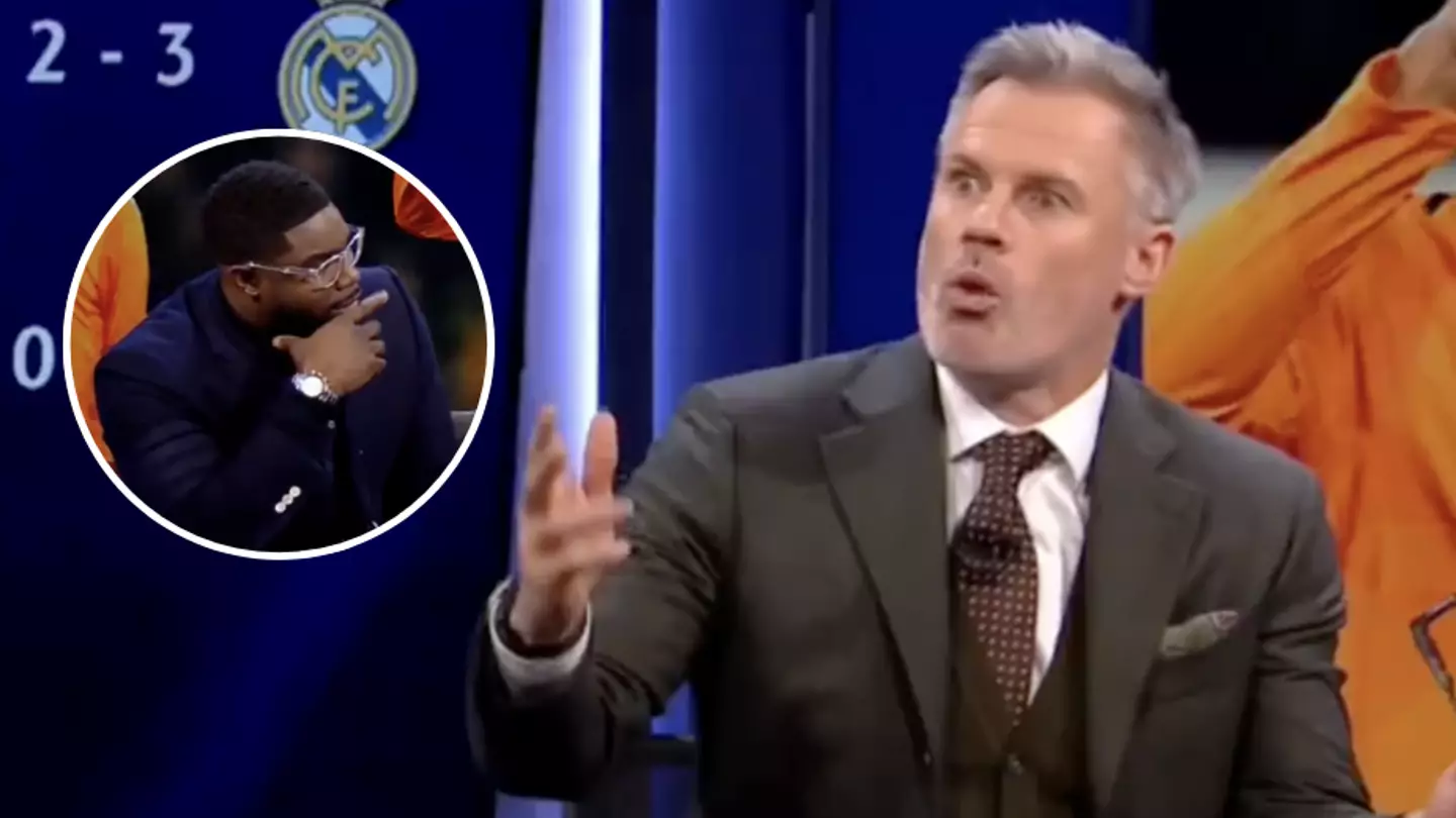 Jamie Carragher bites back at comment from Micah Richards and tells him 'don't start' in tense CBS segment