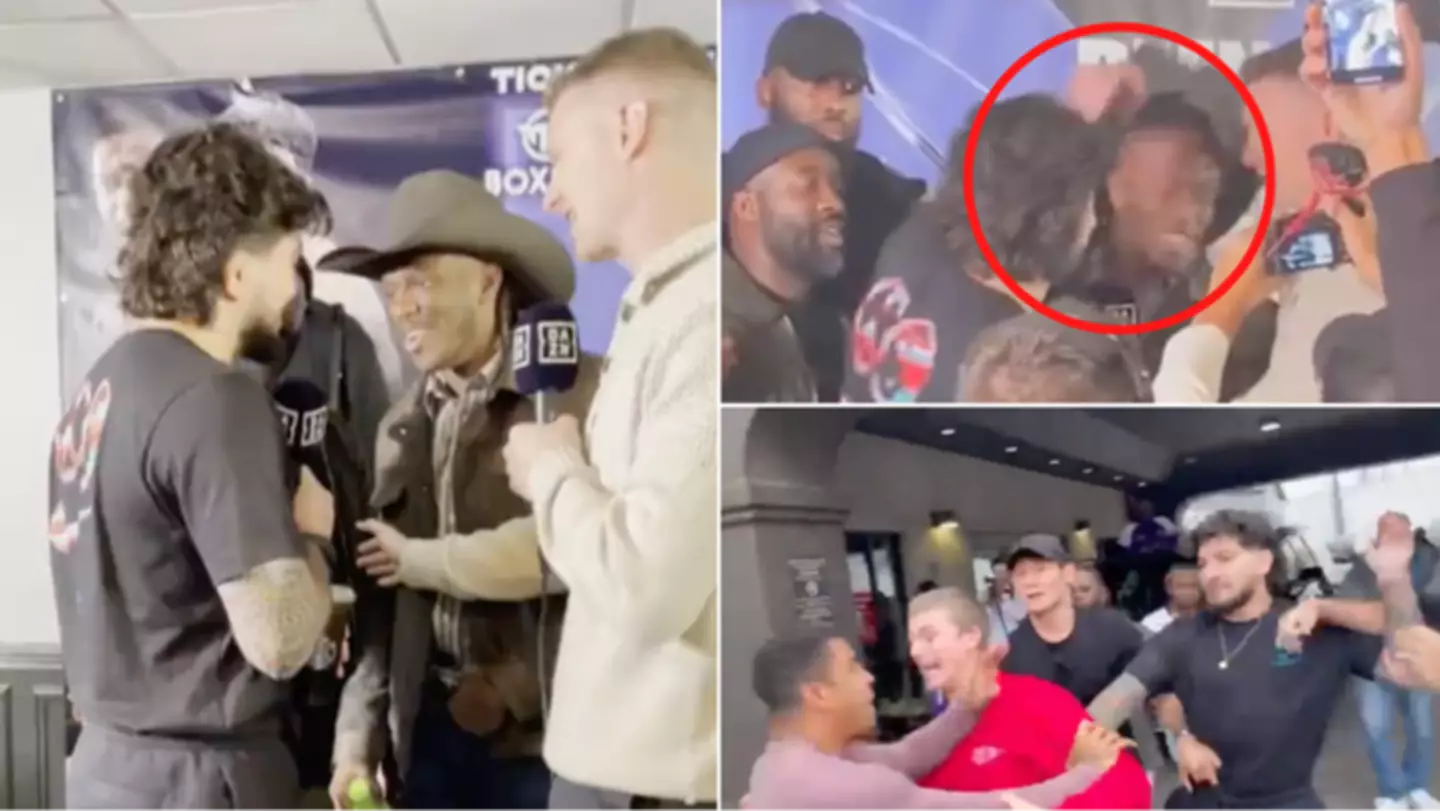 Dillon Danis punches KSI and then scraps with Anthony Taylor